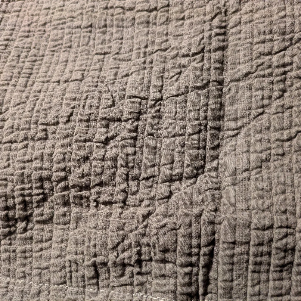 New Restoration Hardware RH Matlasse Pillow Cover Sham Graphite
